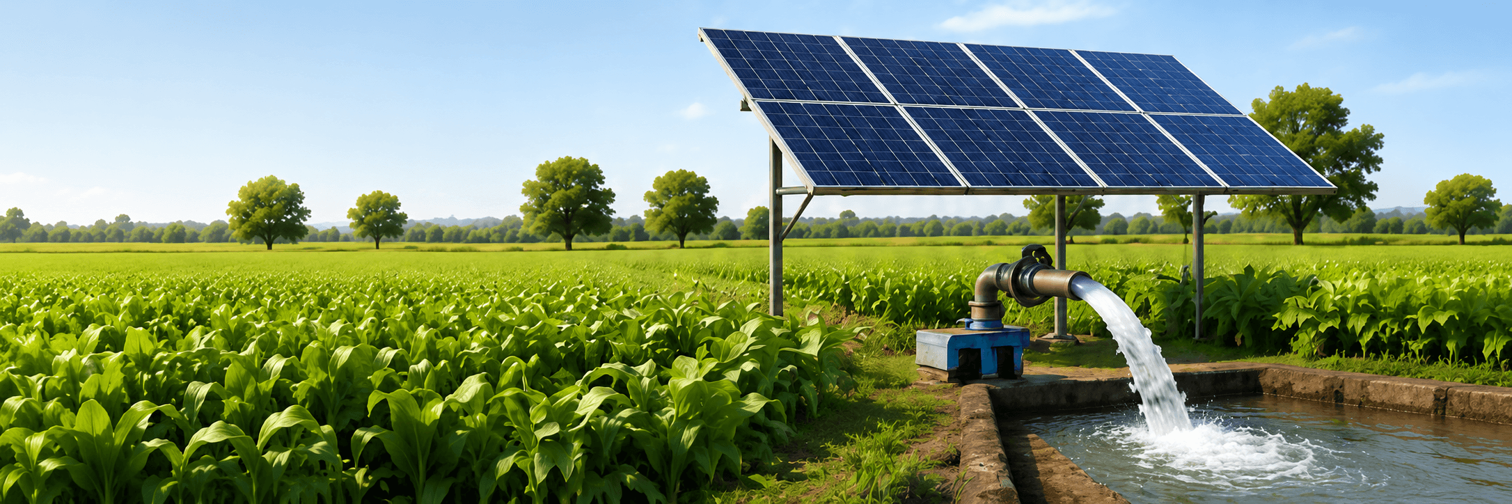 Agricultural Solar Irrigation Farm
