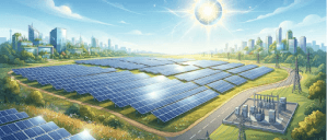Solar Rooftop Illustration